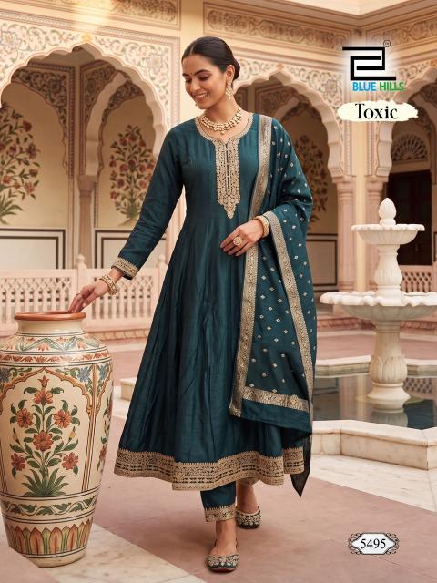 Blue hills toxic designer wear kurti wholesale